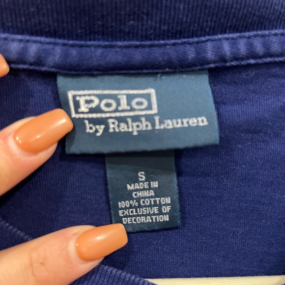 Polo by Ralph Lauren - Navy Tshirt (S) - Picture 4 of 4